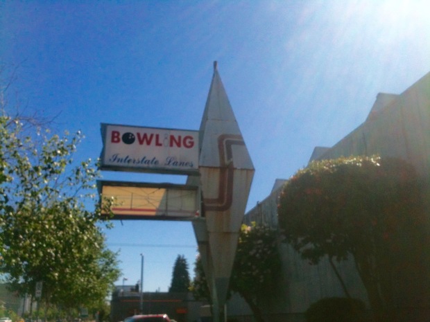 bowling sign